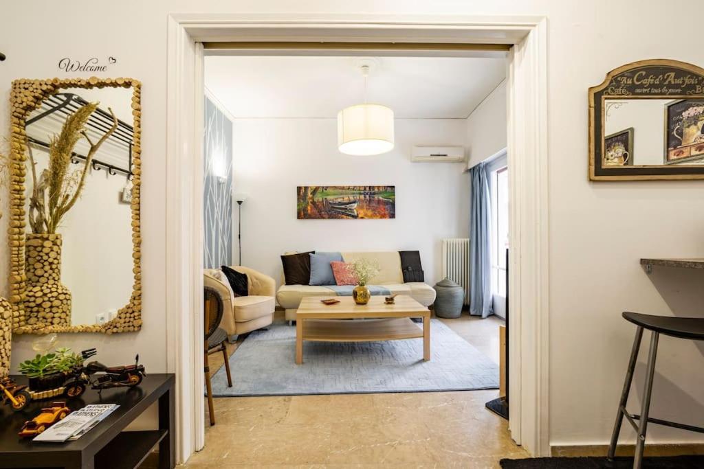 Athens Paradise Cozy 53 Sqm Apartament Near To Metro Exteriör bild